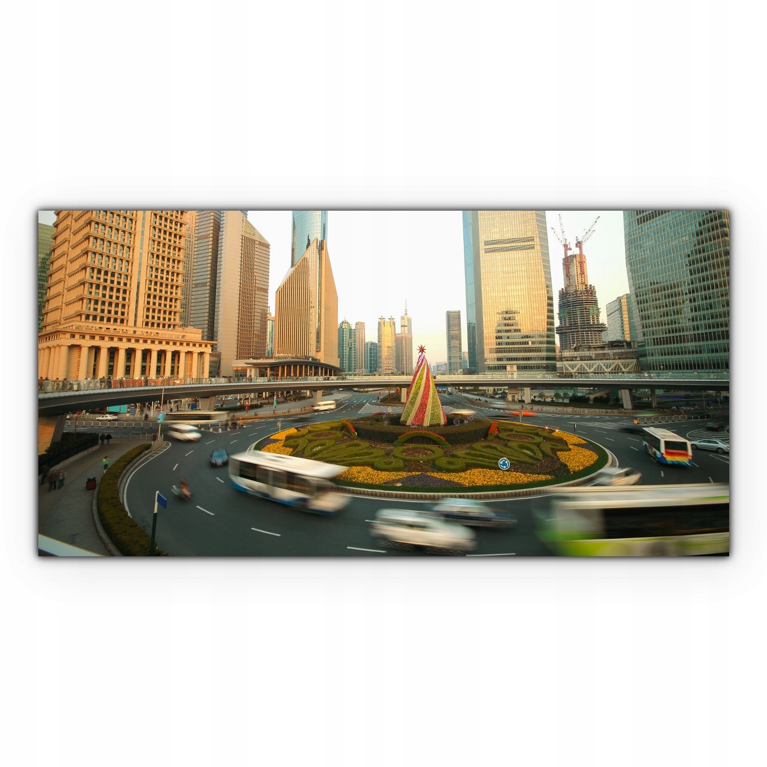 

Obraz płótno canvas 120x60 Shanghai Droga Miasto
