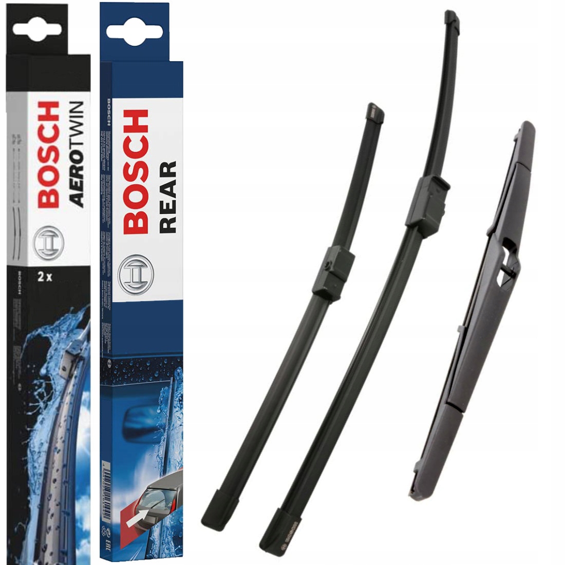 BOSCH PIÓRA WYCIERACZKI PRZÓD + TYŁ OPEL ASTRA H 3
