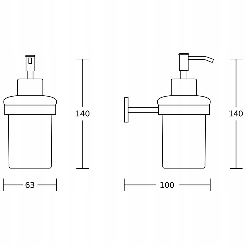 Mexen Zoja nádoba na mýdlo, Zlatá 70191388-50