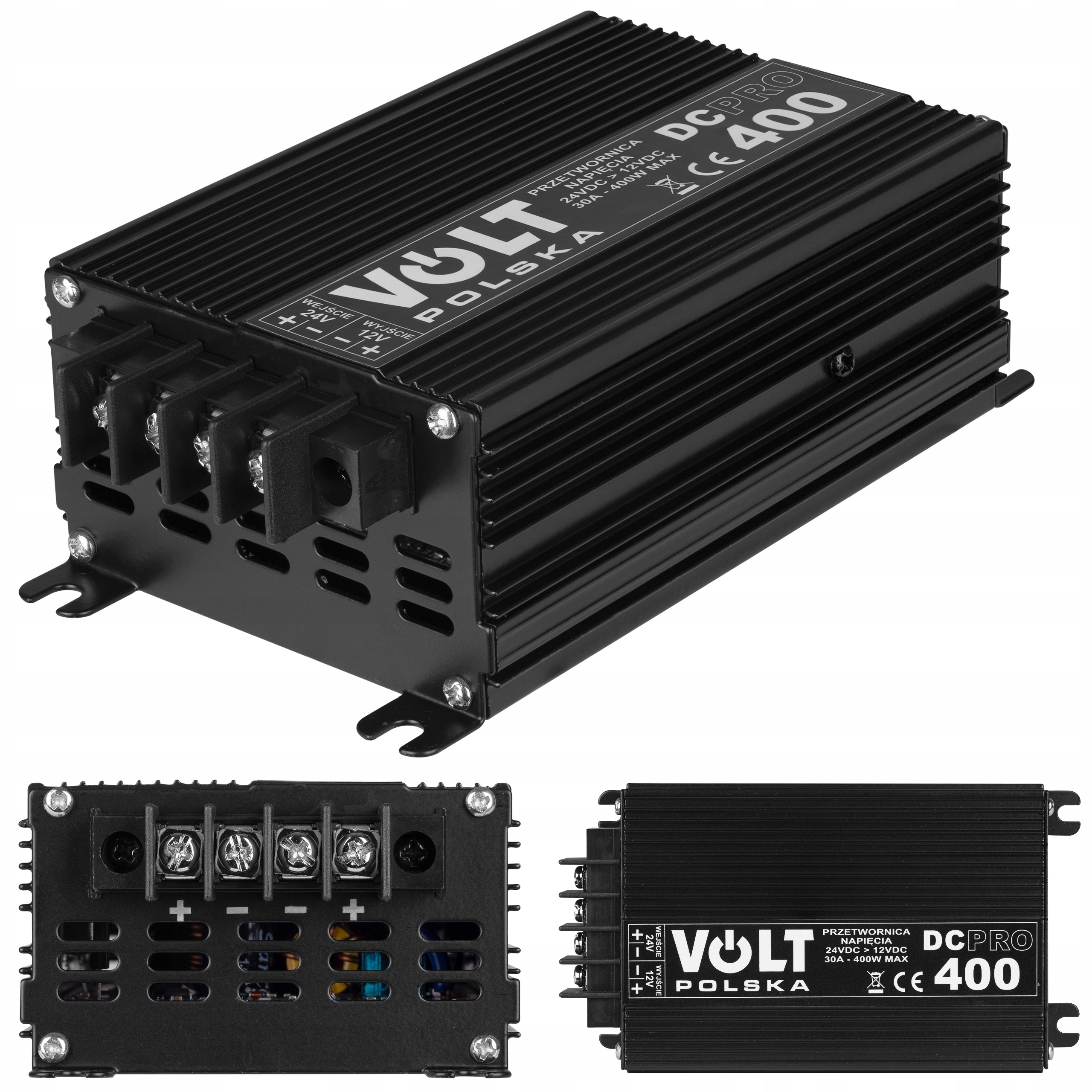 REDUKTOR NAPIĘCIA PRZETWORNICA DC 24/12V 30A 400W