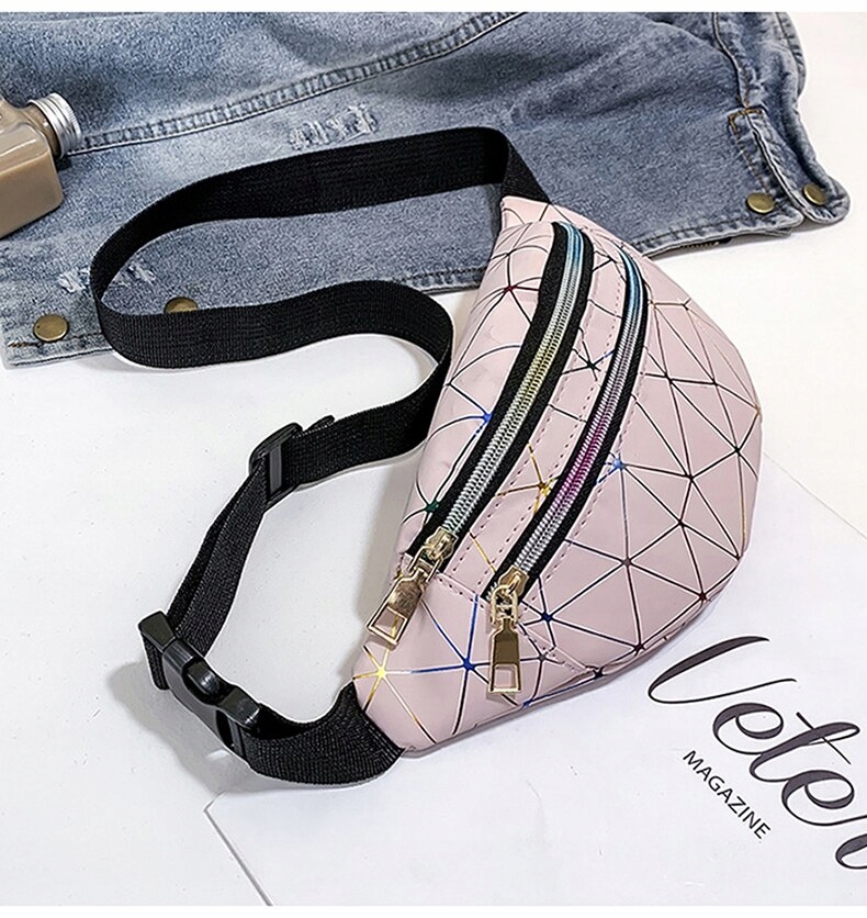 SASZETKI SASZETKA NERKA geometryczna Odblaskowa Płeć kobieta