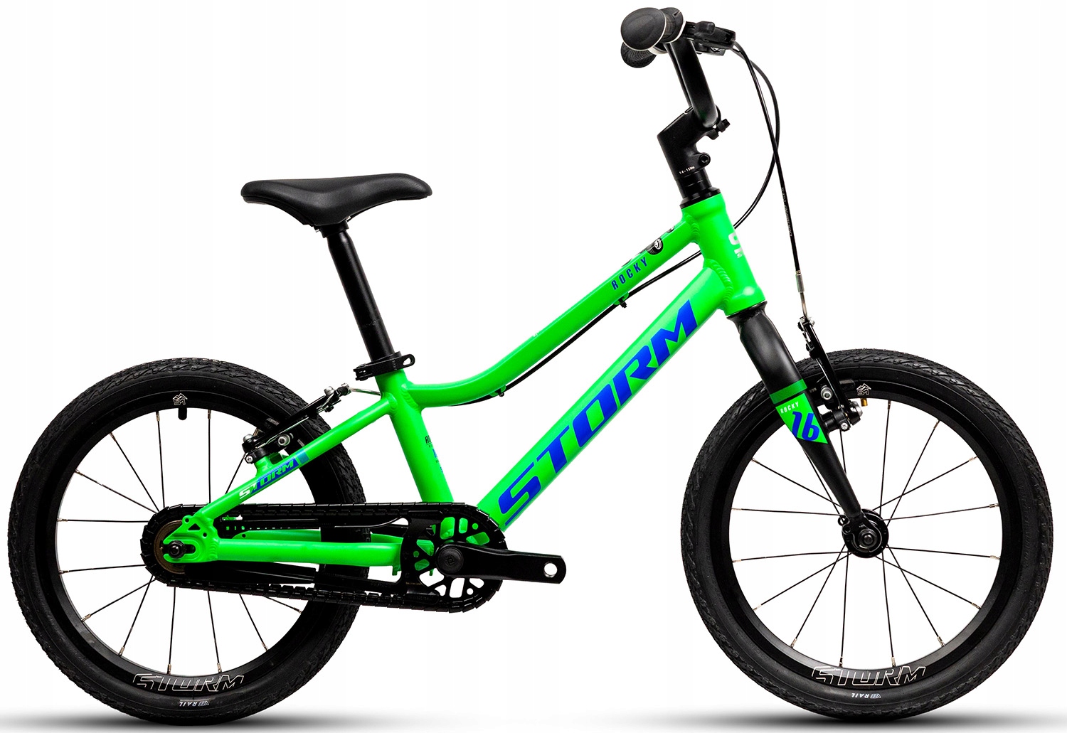 Rower 16 Storm Rocky Lekki ok. 6,6 kg Light zielony