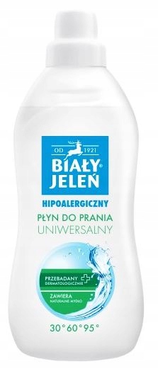 Płyn Do Prania 1L Uniwersalny Biały Jeleń