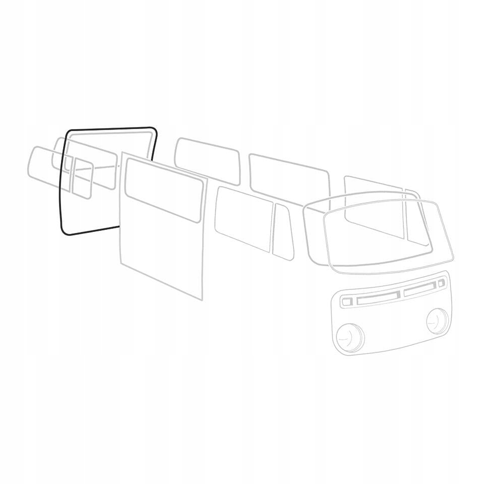 Uszczelka klapy cargo VW Ogórek, Bus T2 72-79