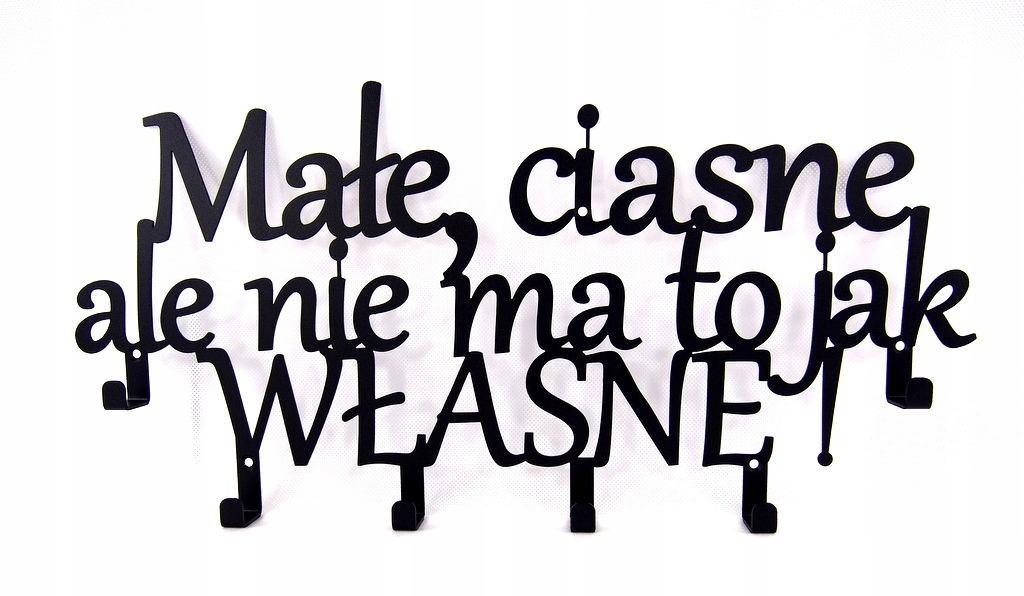 Věšák na oblečení, klíče Malé, Těsné, Ale Vlastní!