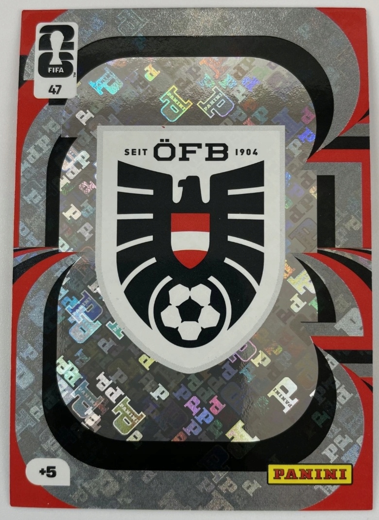 2026 Panini World Cup Team Logo Austria Nr 47 /ec