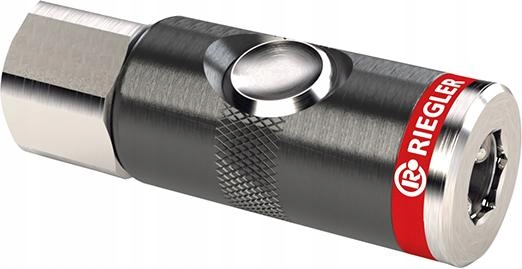 Szybkozłącze bezpieczne z przyciskiem śr. 7,4 mm wewn. G1/2" RIEGLER