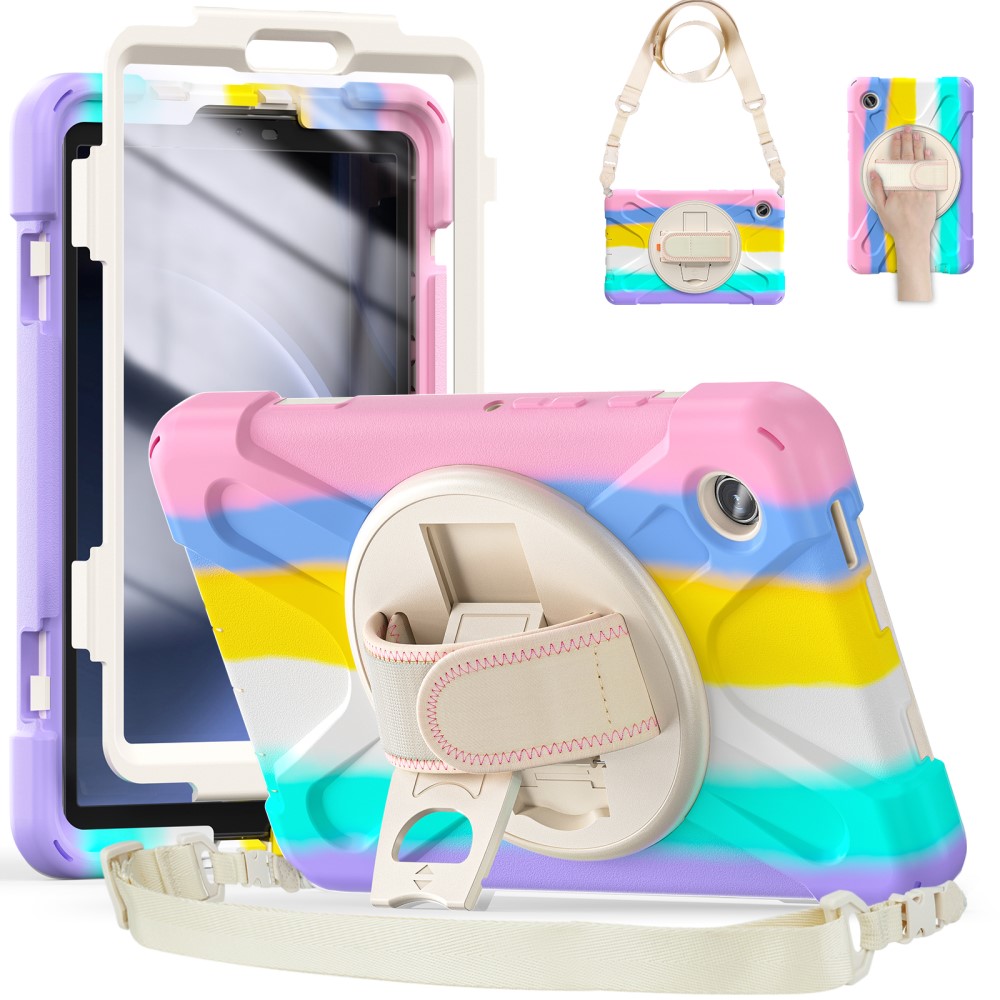 Etui Pancerne Mocne Do Samsung Galaxy Tab A9 Case Z Paskiem Pokrowiec