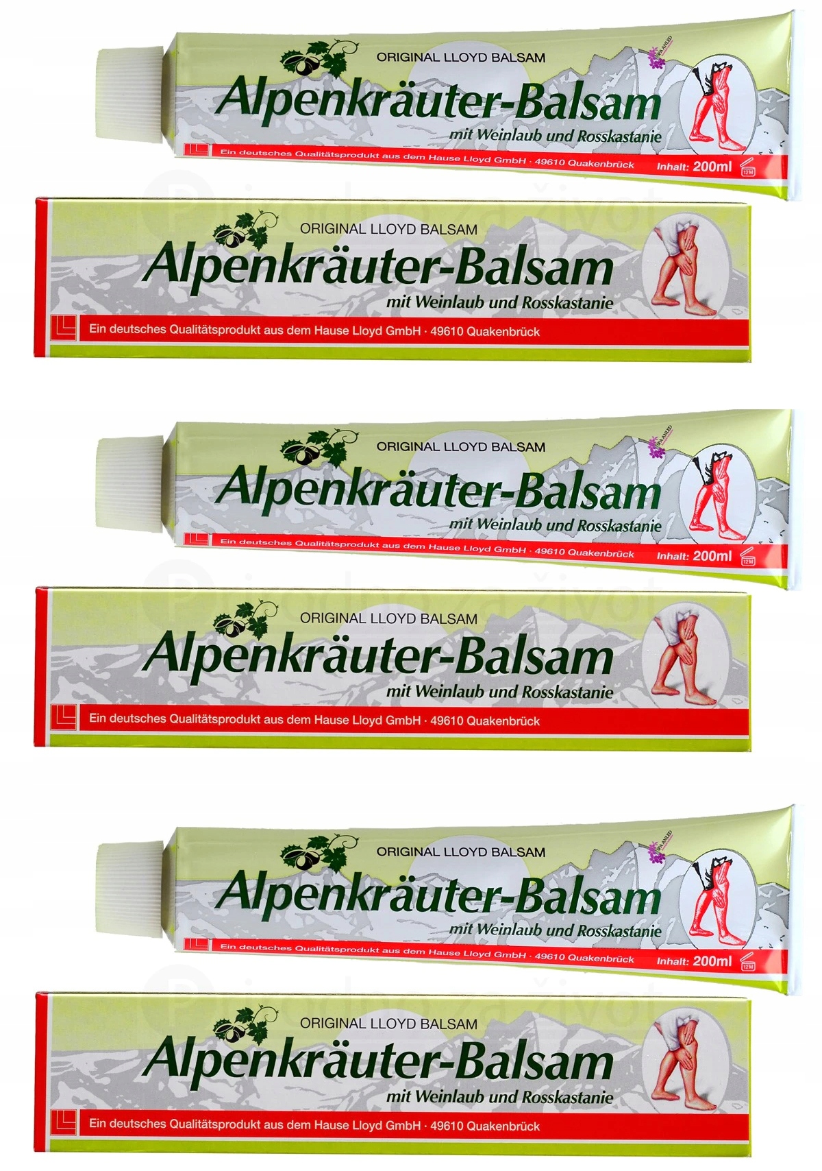

3x Alpenkrauter Balsam Na Poprawę Krążenia Nóg