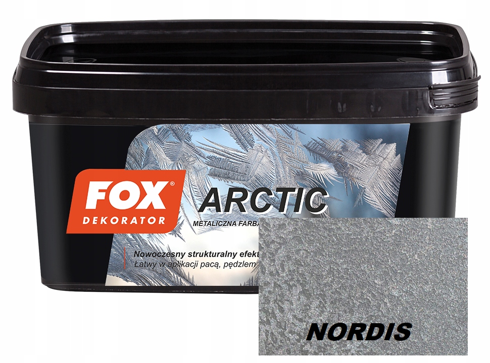 Farba akrylowa strukturalna, ścienna Fox 1 l