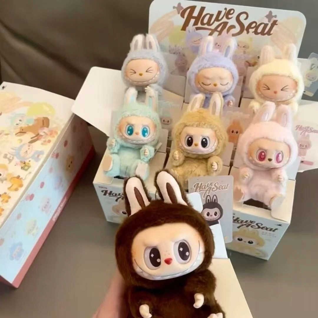 THE MONSTERS LABUBU Have a seat 6ピース Pop Mart Labubu The Monsters Have a Seat Vinyl Plush (Blind