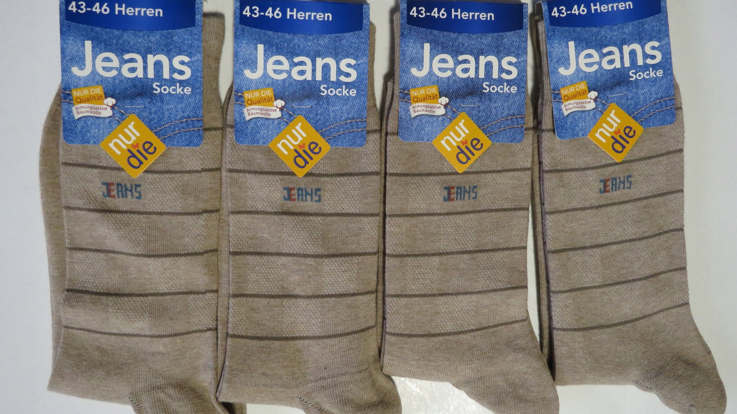 

4-PARY Skarpety Męskie Nur Die Jeans 43-46