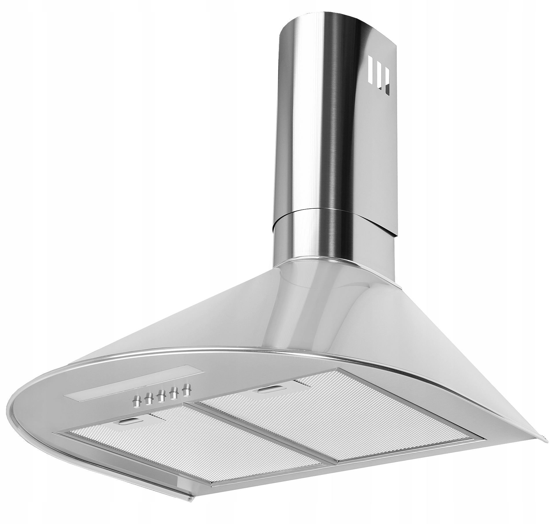 Okap Kominowy Maan Mix 3 60 Satynowy 60 cm Srebrny