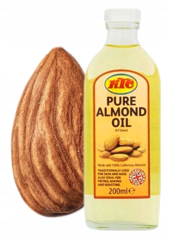 

Olej migdałowy 100% czysty Szklana Butelka 200ml