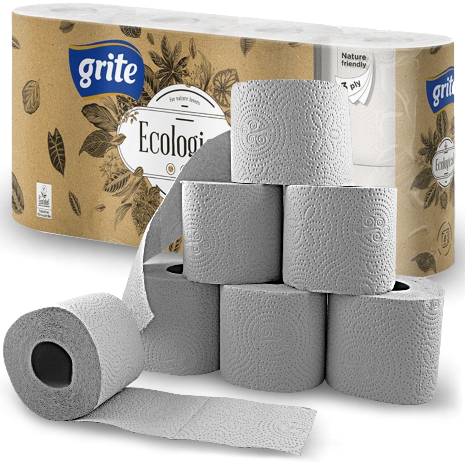 

Papier Toaletowy 3 Warstwowy Ekologiczny Wydajny