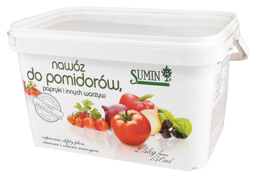 

Nawóz do pomidorów papryki i warzyw 2,5kg Sumin