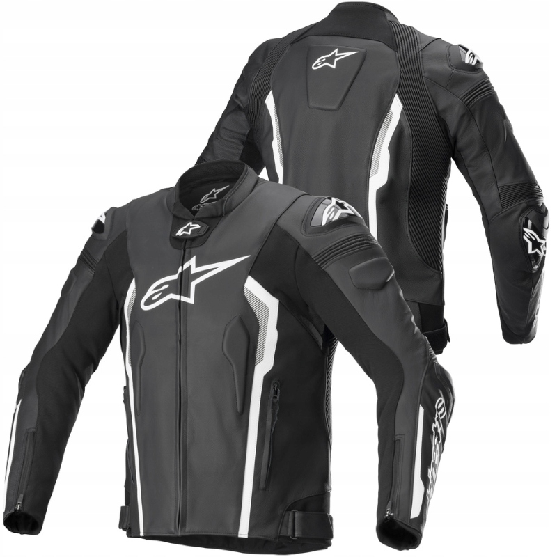 KURTKA SKÓRZANA ALPINESTARS MISSILE V2 BLACK/WHITE 54