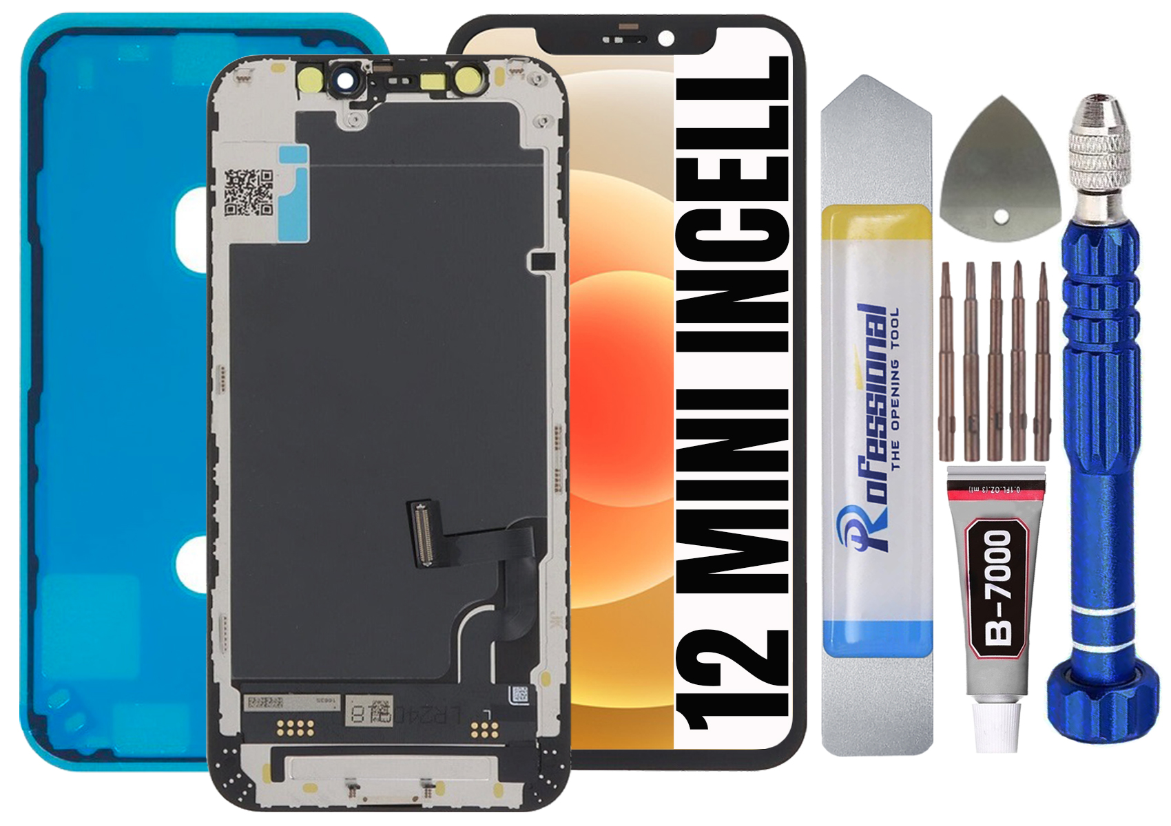 Displej Pro Iphone 12 Mini Incell LCD Displej Těsnění