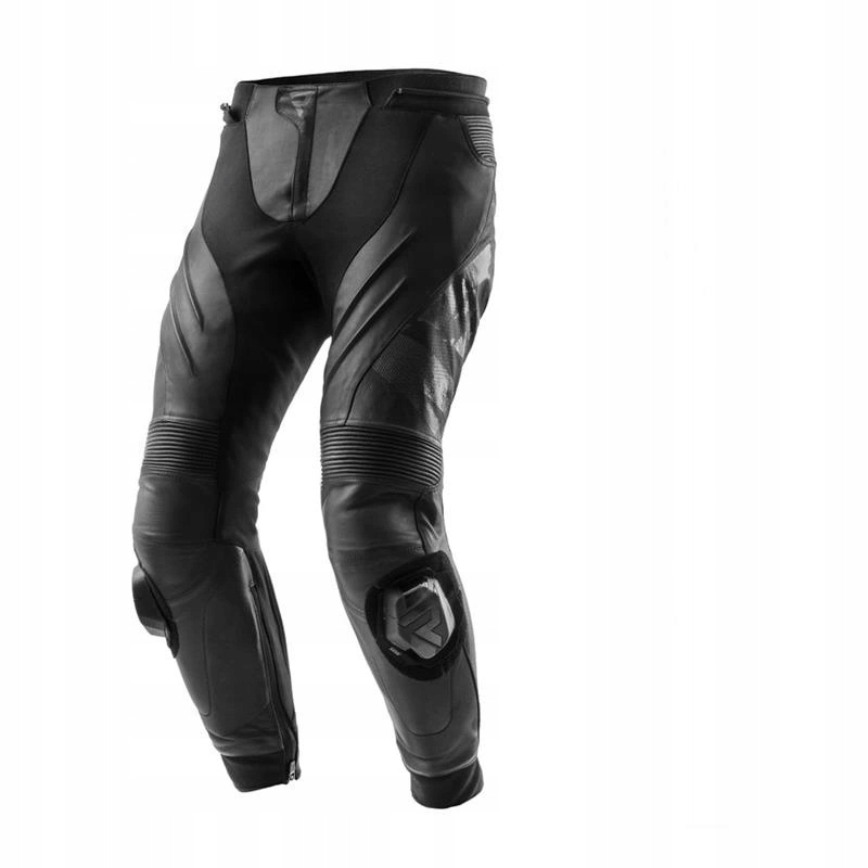 Kožené motocyklové nohavice Rebelhorn Inferno Black čierne Darčeky
