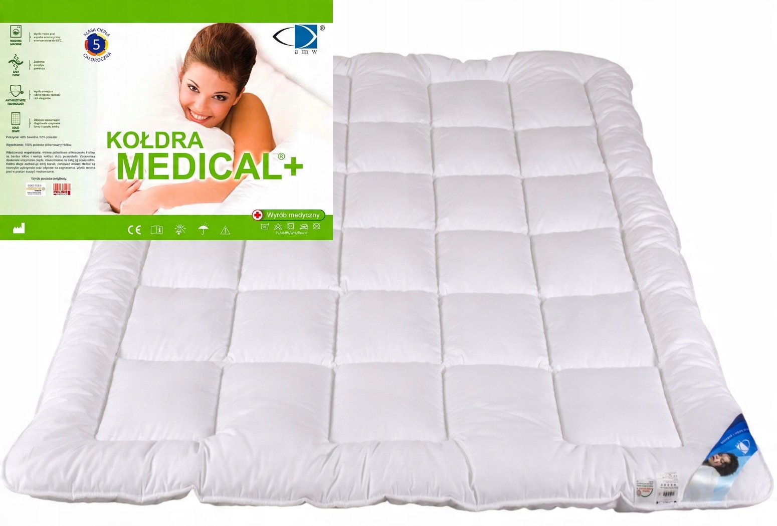

Medyczna Kołdra Całoroczna 200x200 Medical Amw