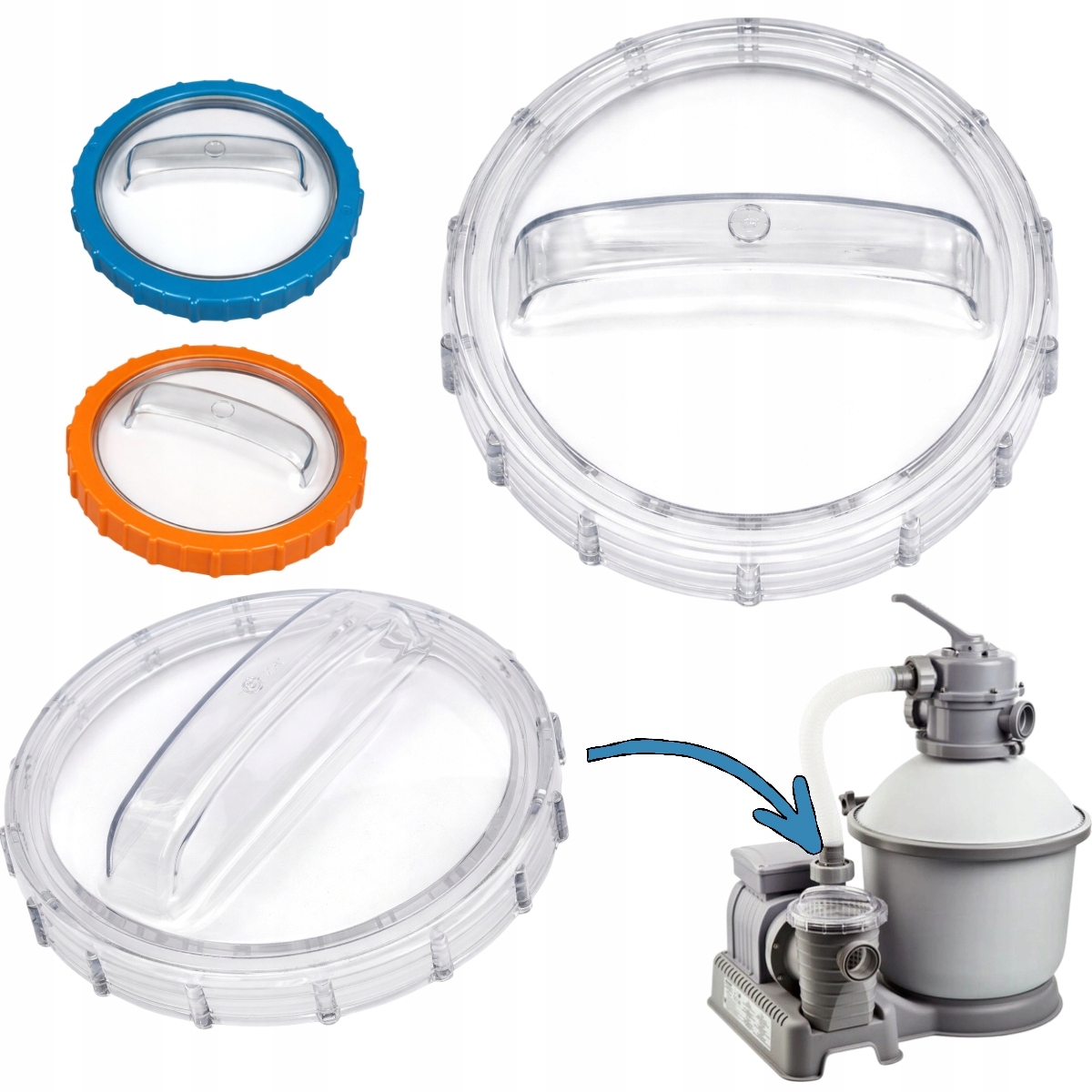 Krytka filtru pískové pumpy 58400, originální, nová