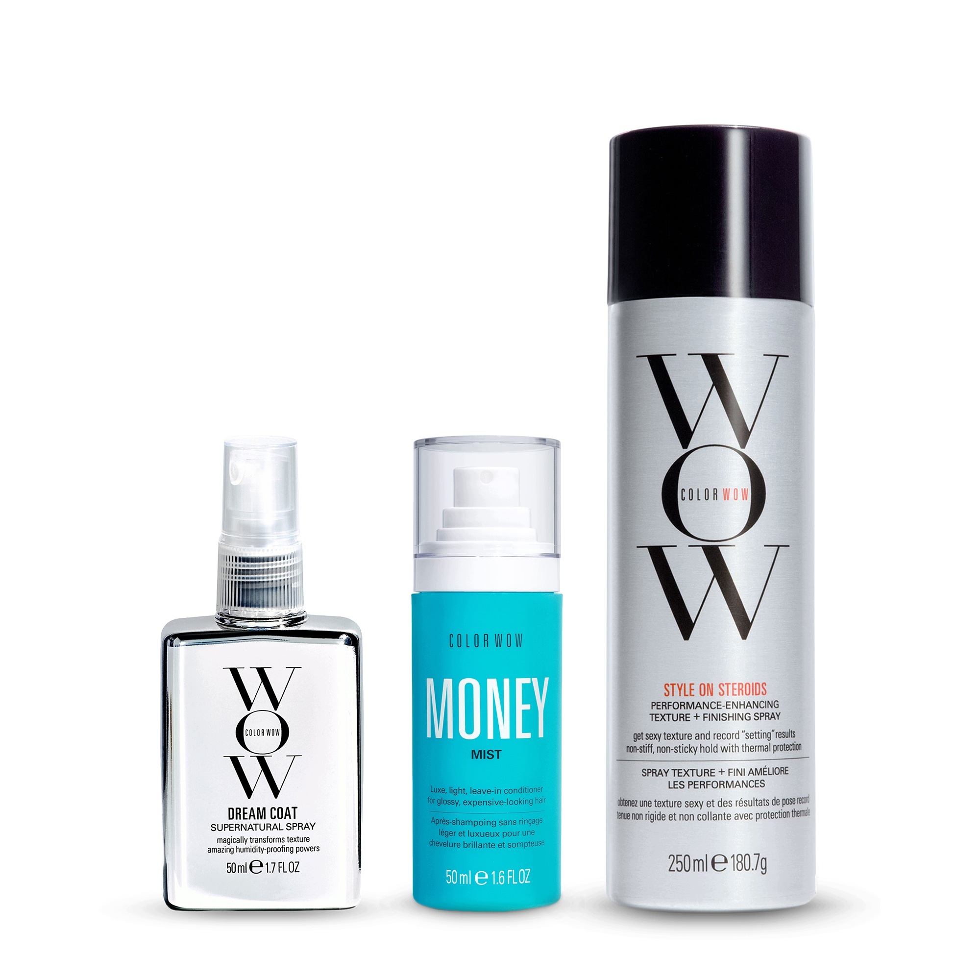 ColorWow Zestaw Dream Coat Money Mist Style on Steroids