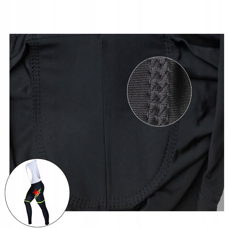 SPODNIE LEGGINSY NA ROWER MĘSKIE DŁUGIE OCIEPLONE Rozmiar M