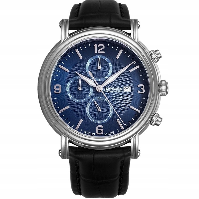 Pánské Hodinky Adriatica na řemínku A1194.5255CH Chronograf Swiss Made