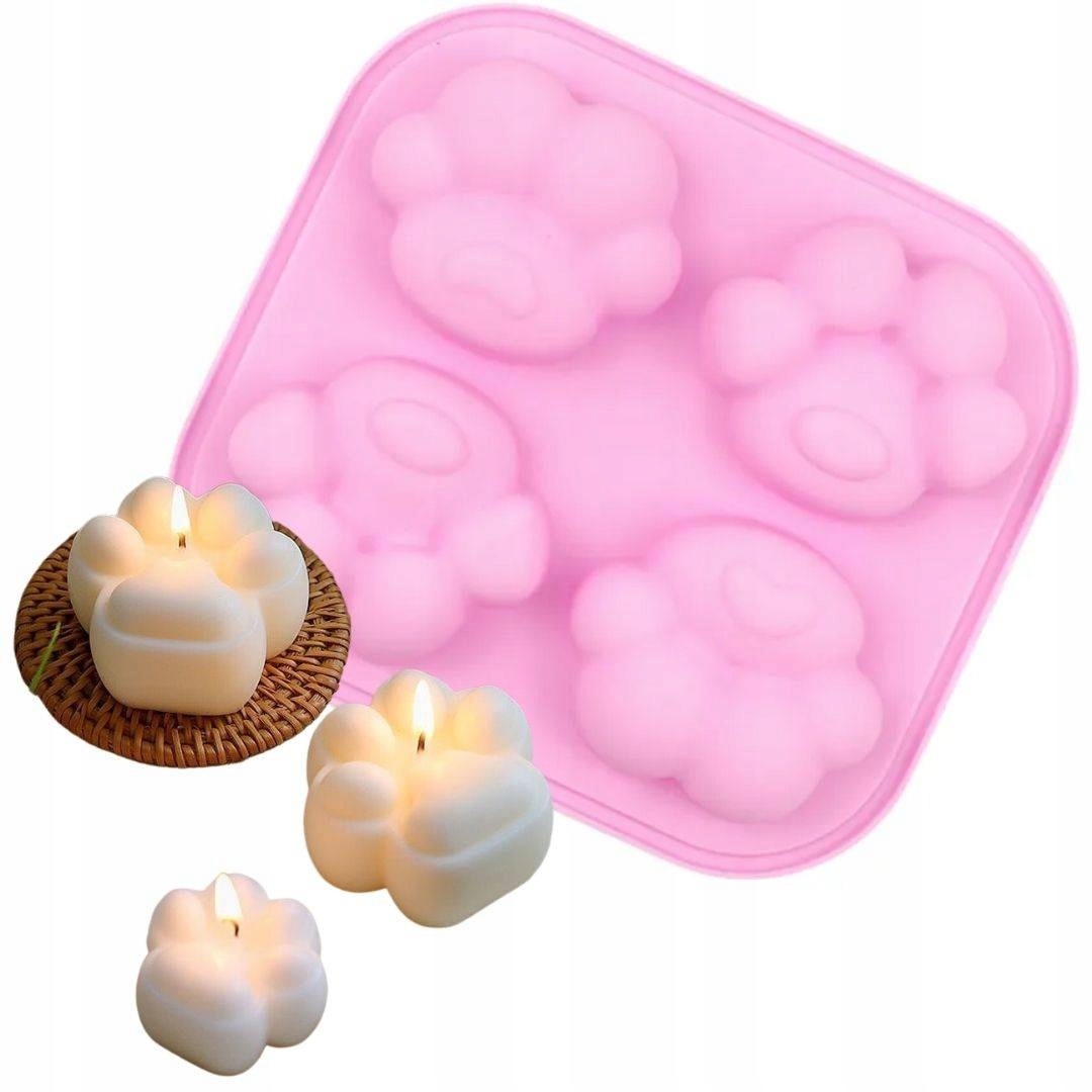 

Forma silikonowa do świec zapachowych, mydła Łapka