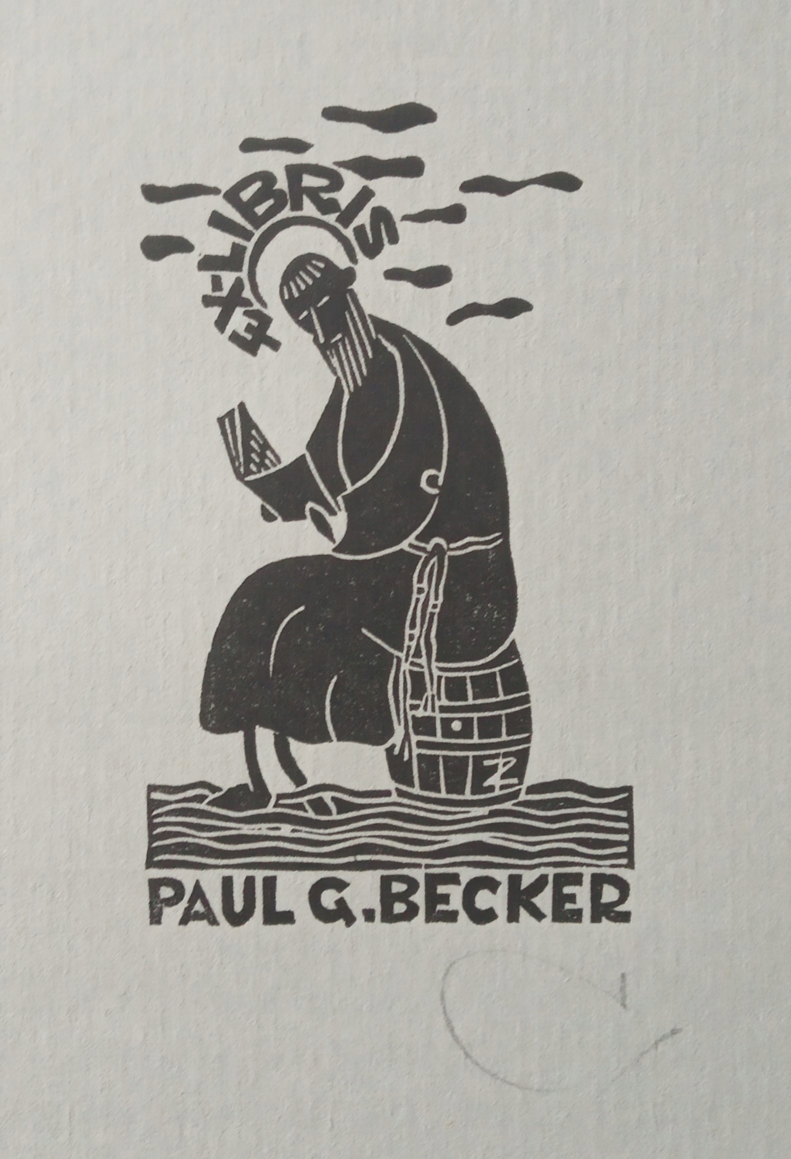 *KP* Jóźwik Zbigniew (8) - Ex Libris Paul G. Becker, X3, 1981