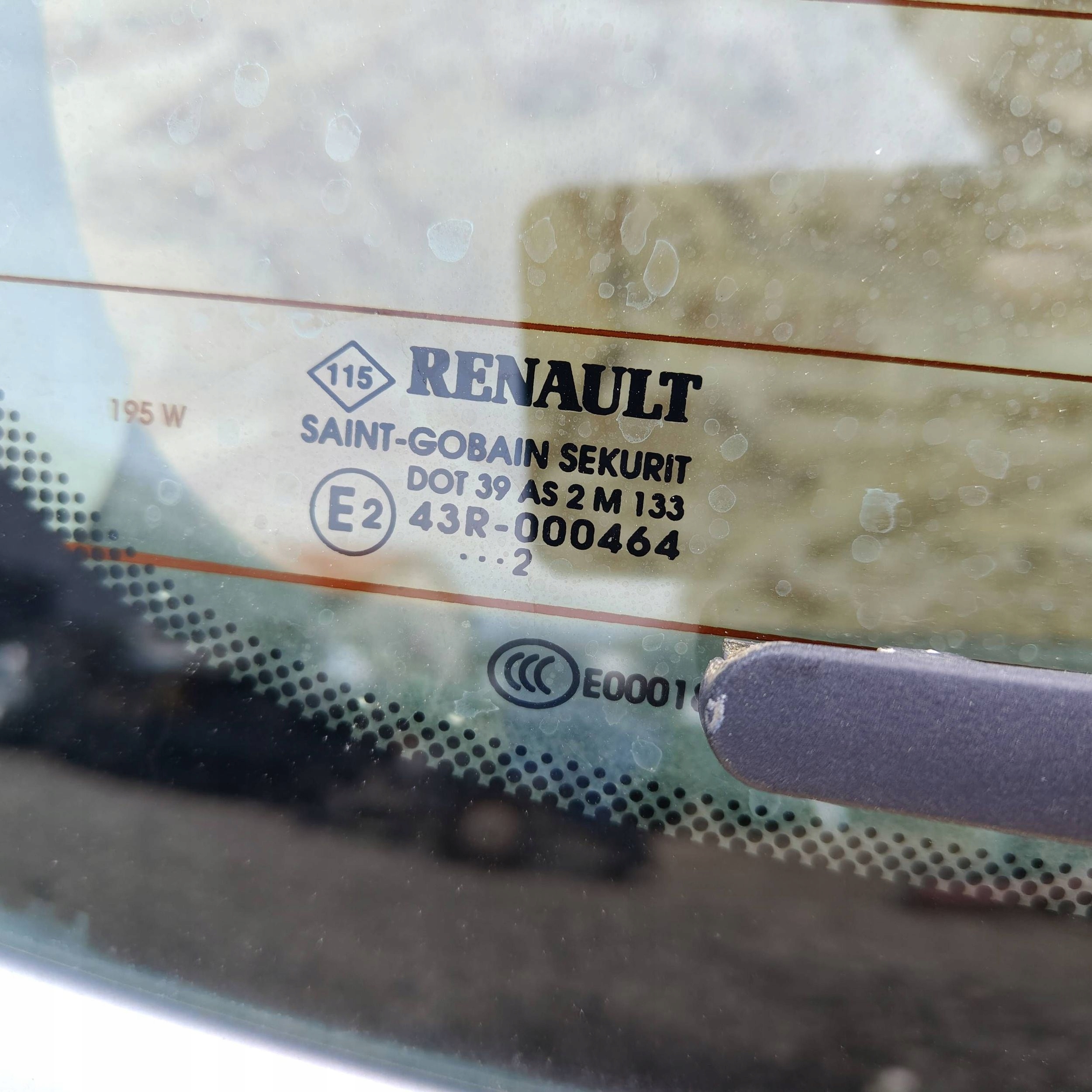 trunk door boot rear part Renault Grand scenic III