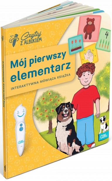 ALBI CZYTAJ Z ALBIKIEM MÓJ PIERWSZY ELEMENTARZ MÓWIĄCA KSIĄŻKA ALBIK IG1 Wydawnictwo Albi
