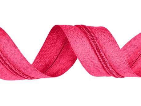 Taśma Suwakowa Zamek 3 MM Spirala Suwaki Fuksja