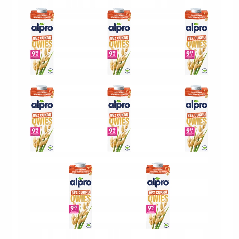 Alpro Ovesné neslazené 1 l X8