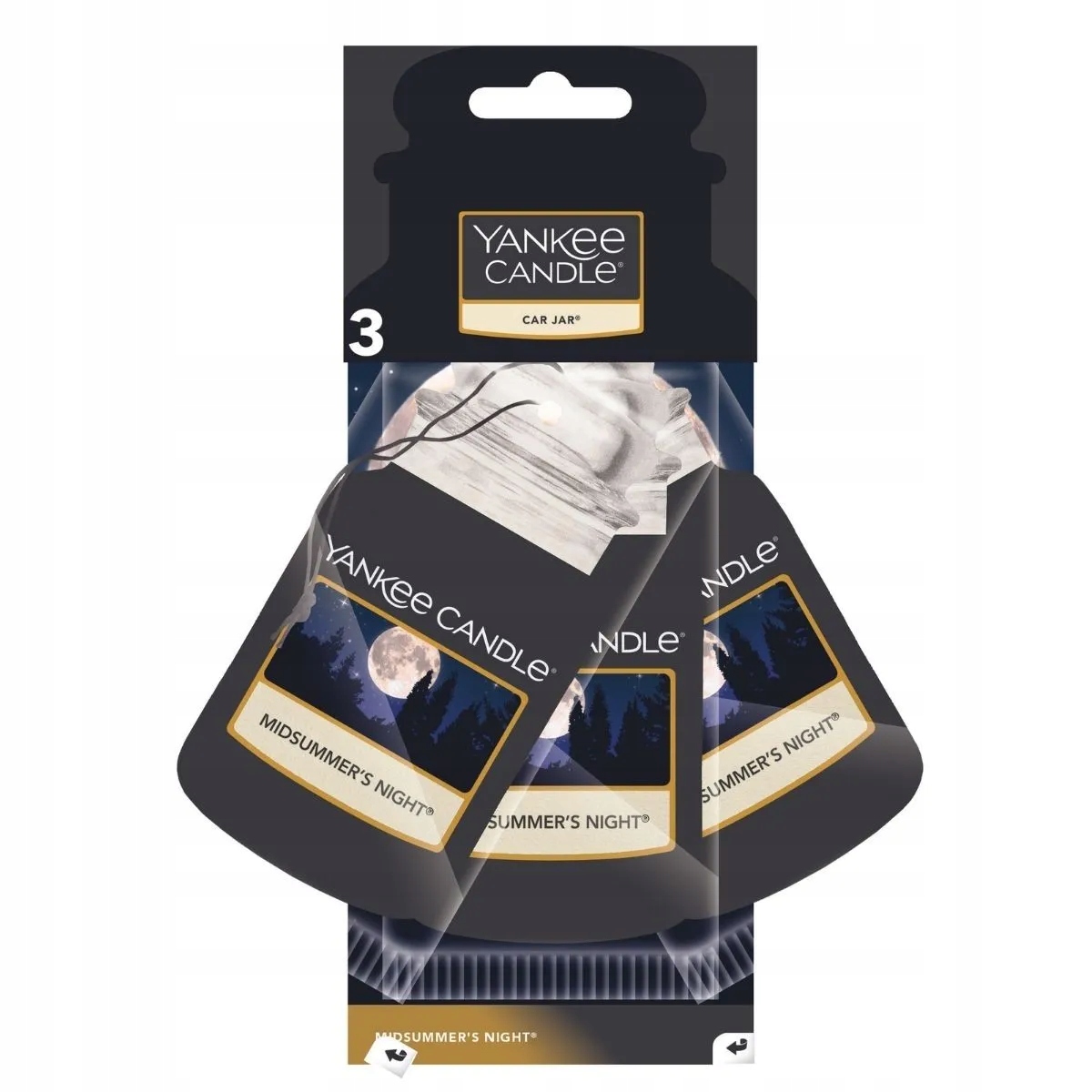 Zawieszki Zapachowe Car Jar Bonus Pack Midsummer's Night 3-Pak