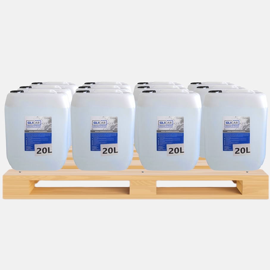 WODA DEMINERALIZOWANA DESTYLOWANA 14 x20L 280L