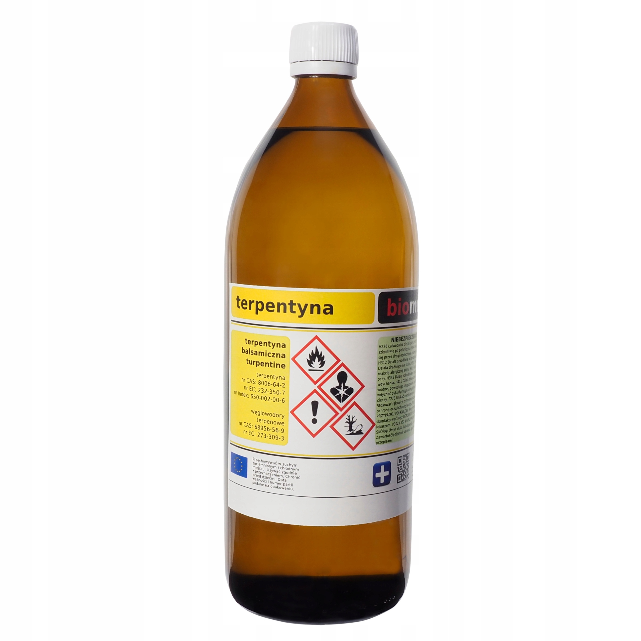 

Terpentyna Balsamiczna czysta 1L Biomus
