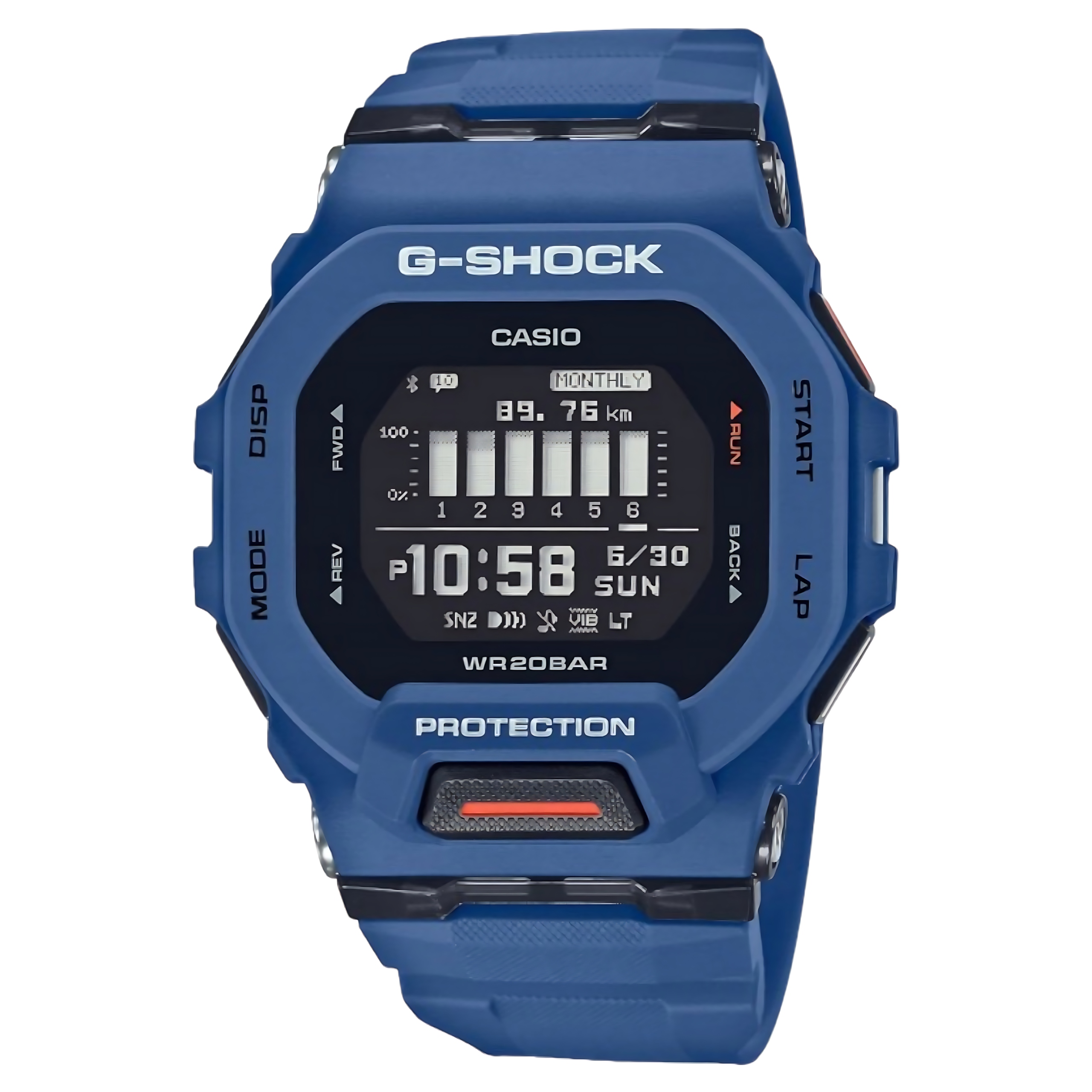 Pánské Hodinky Casio G-shock GBD-200-2ER Bt Trénink Kroky Vodotěsné WR200