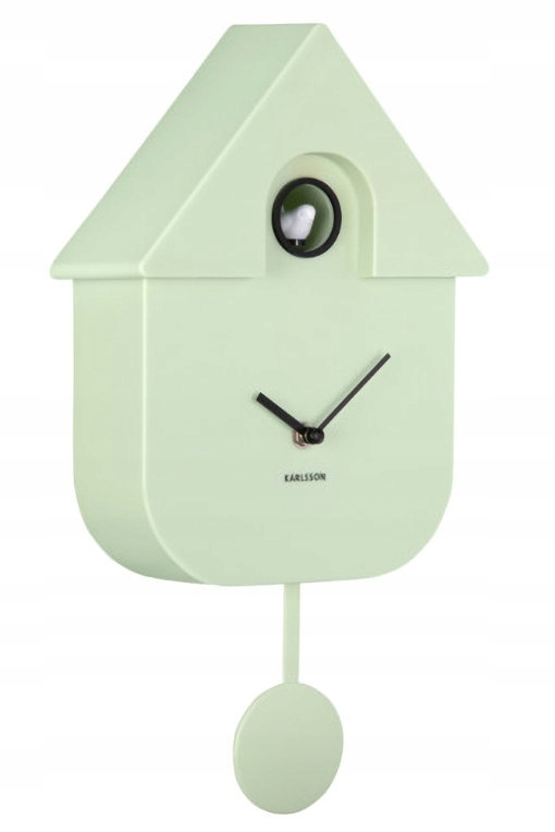 Zelený Klasický Moderní Hodinový Stroj S Kukačkou A Kyvadlem Karlsson KA5768LG