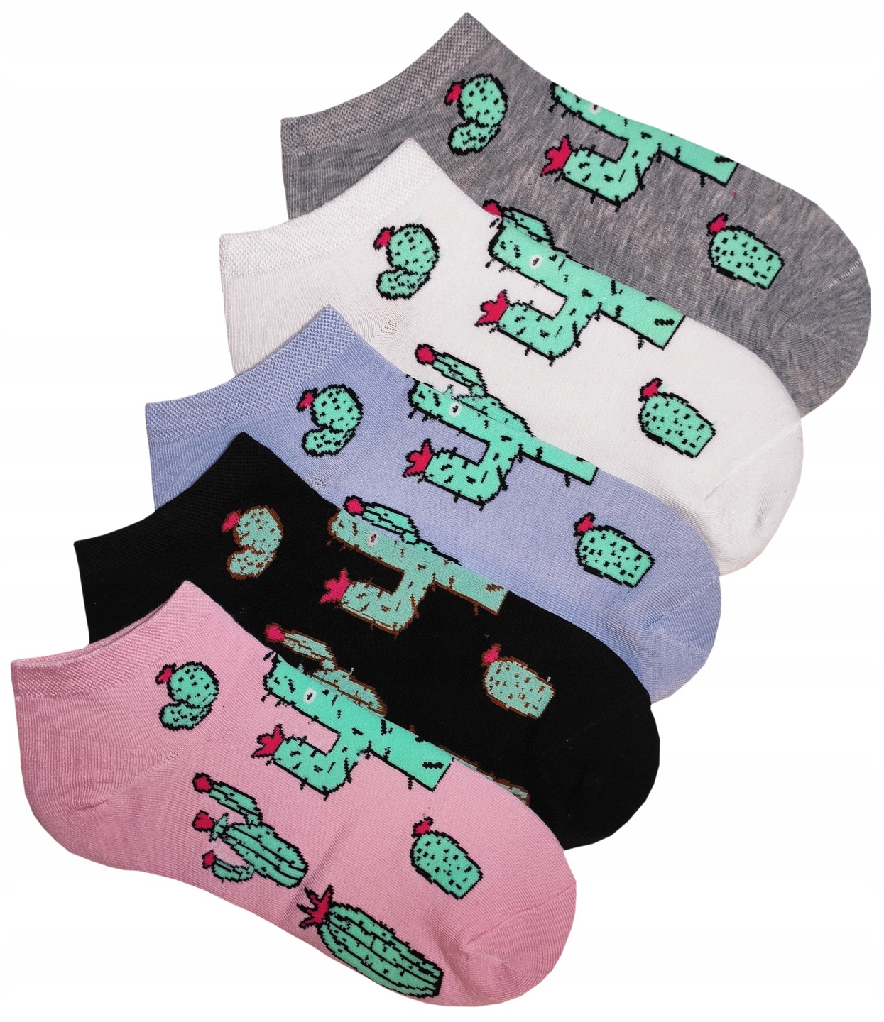 

Skarpety Stopki Damskie Kaktusy 5-PAR 35-39 Socks