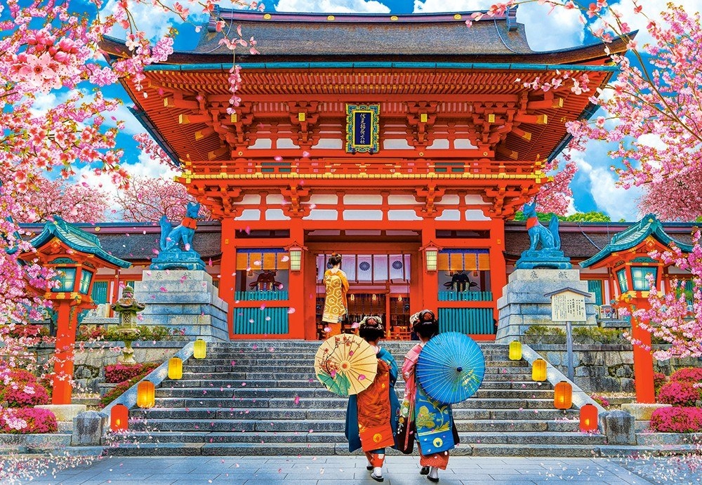 

Puzzle 1500 Widok Japonia Pałac Zamek 9+ Castor