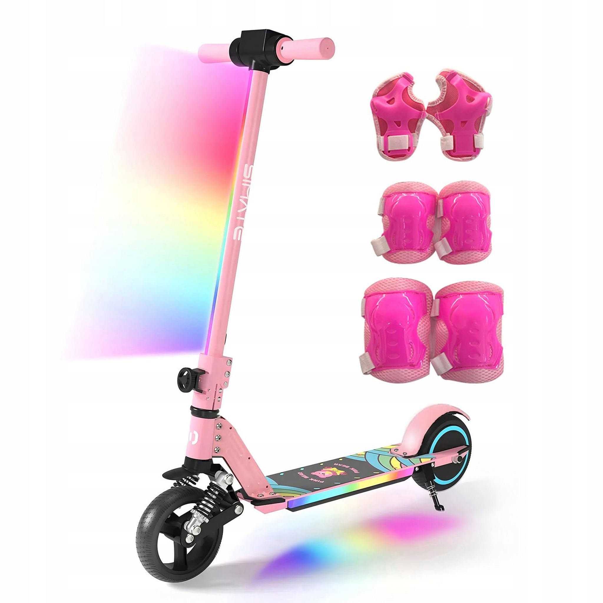 Simate S5 Składana hulajnoga elektryczna dla dzieci 6.3cala 14km/h 130W max 70kg Led