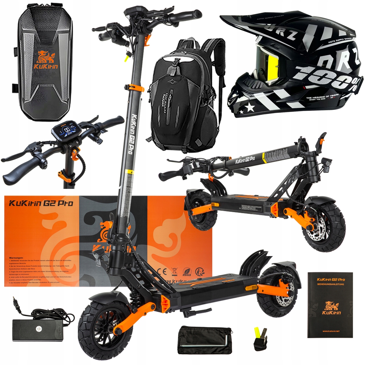 Pojazd Elektryczny KuKirin G2 Pro Abe 500w 48V 15.6AH 65KM 25KM/h +Dárek