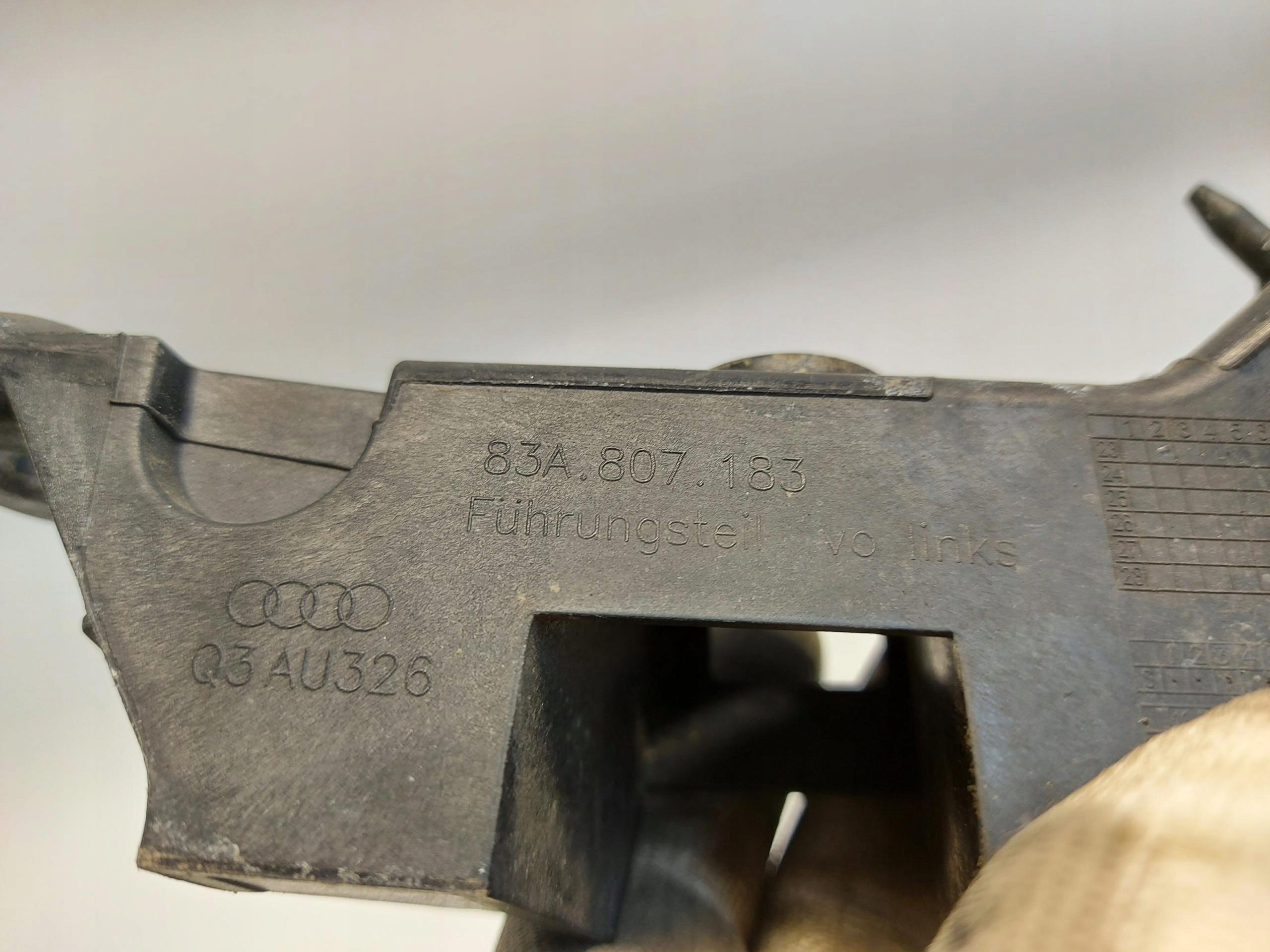 Audi RSQ3 Q3 83A 2022r bumper bracket left front 83A807183