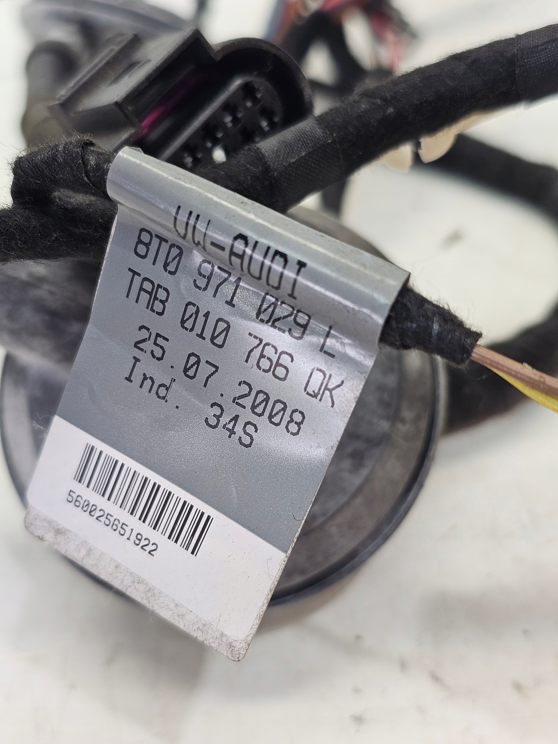 bundle door left front AUDI A5 8T COUPE 8T0971029L