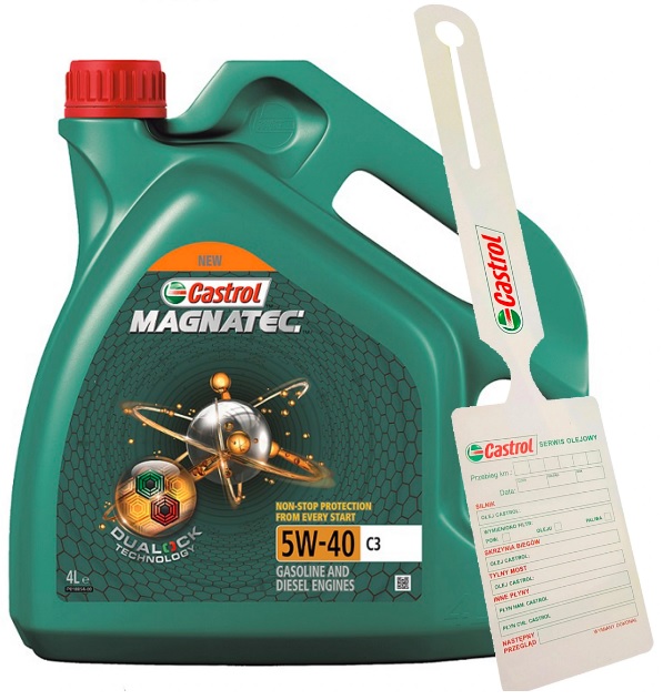 

Olej Castrol Magnatec 5W-40 C3 4L zawieszka