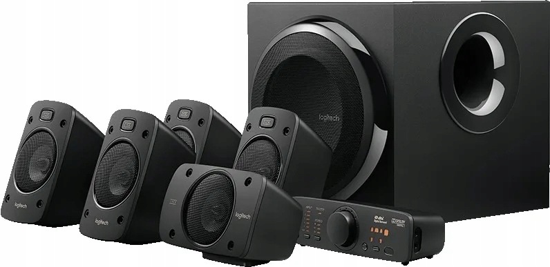 Głośniki Logitech Z906 5.1 komputerowe przewodowe czarne