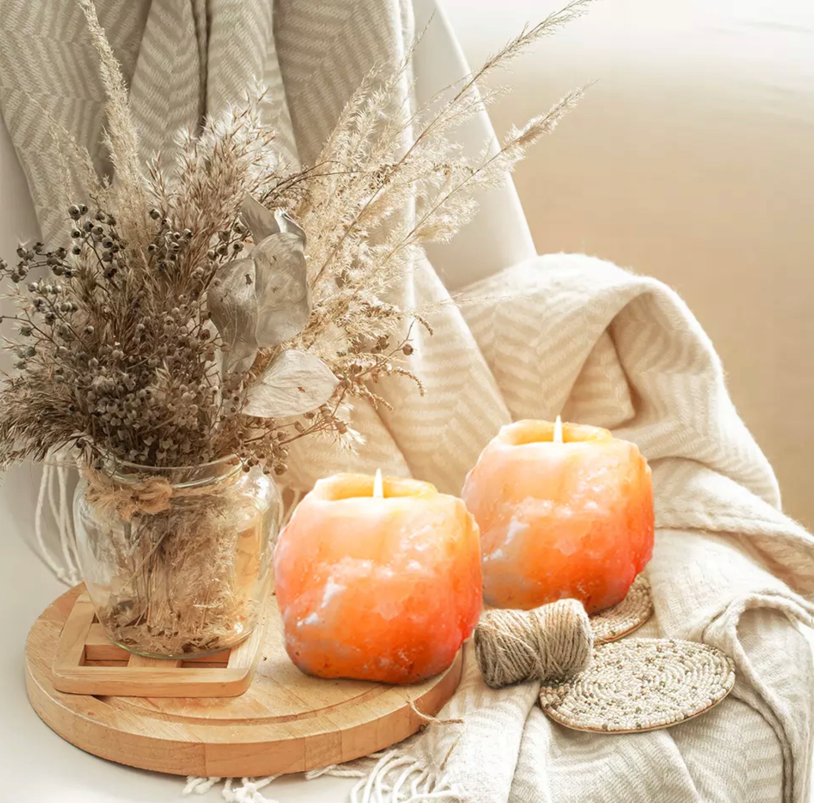 ŚWIECZNIK SOLNY LAMPA JONIZATOR TEALIGHT 1,2 kg Maksymalna waga 2 kg