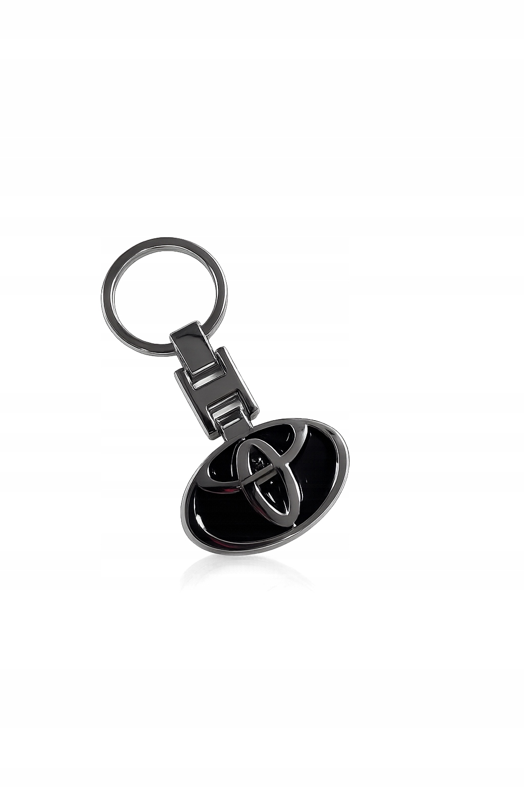 Toyota brelok do kluczy metalowy, dwustronny czarny