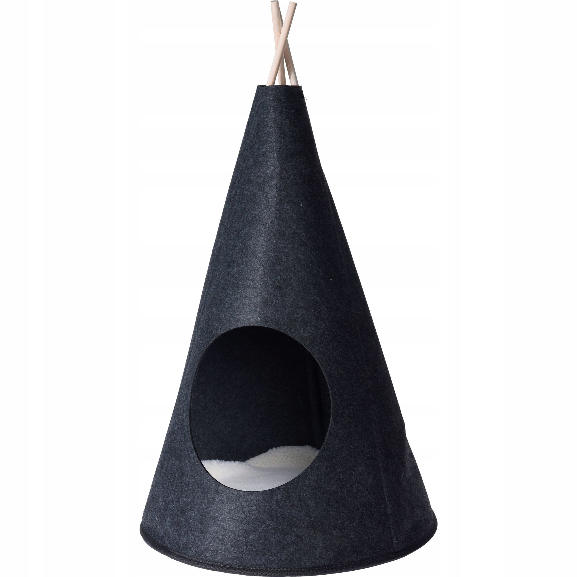 Levně Pelíšek Domeček Pro Kočky Stan Tipi Plst 40x70 cm